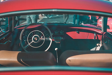 shallow focus photography of car interior thumbnail