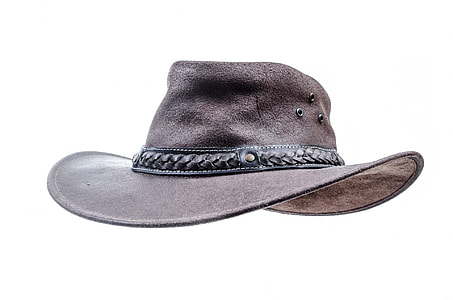 brown cowboy hat with white background thumbnail