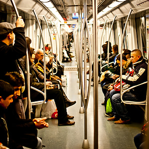 group of people on train coach thumbnail