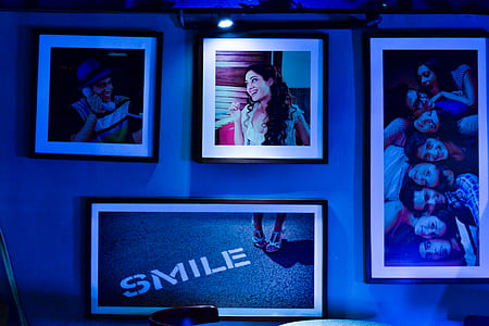 Four Assorted Photo Frames With Photos thumbnail