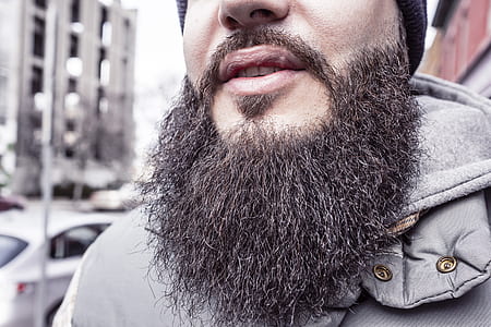 closed photography of man beard thumbnail