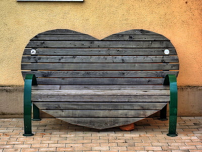brown wooden bench thumbnail