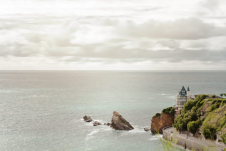 sea, road, nature, sky thumbnail