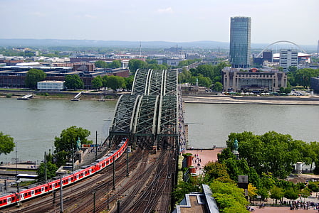 photo of truss bridge over river thumbnail