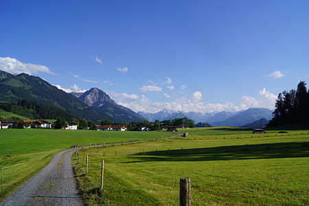 green fields with houses thumbnail