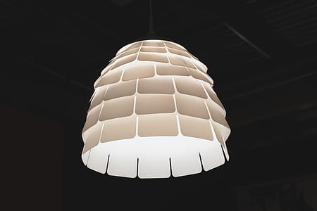 Turned on White Pendant Lamp thumbnail