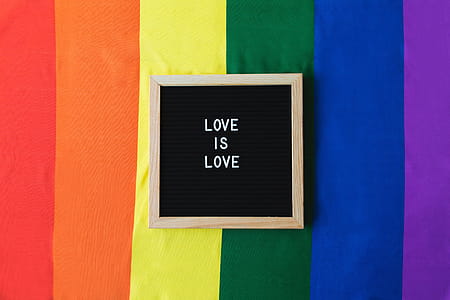 Love Is Love With Pride Flag Photo thumbnail