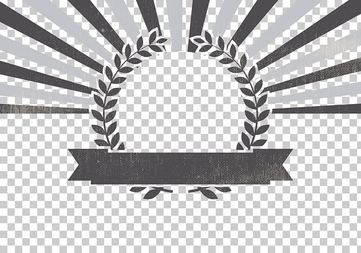 Retro Style Sunburst Vintage Drawing Olive Borders Banner And