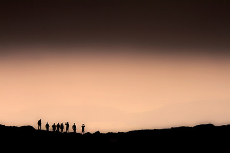group of people standing on ground thumbnail