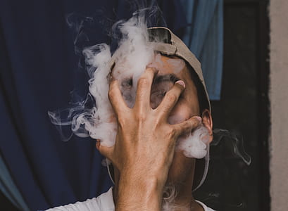 man in white shirt with hands on face thumbnail