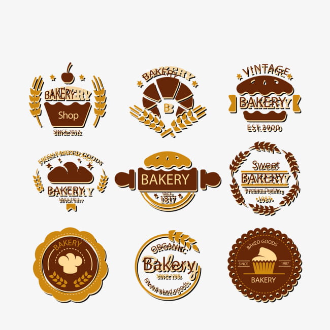 Retro Bakery Logo Vector Ai File Free Graphics Uihere