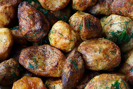 brown breads with green dill weeds thumbnail