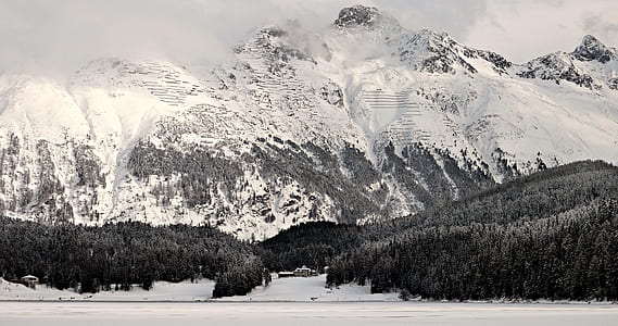 landscape photography of mountain with snow thumbnail