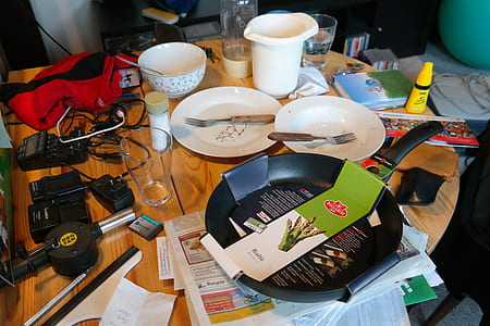 assorted plates on table thumbnail