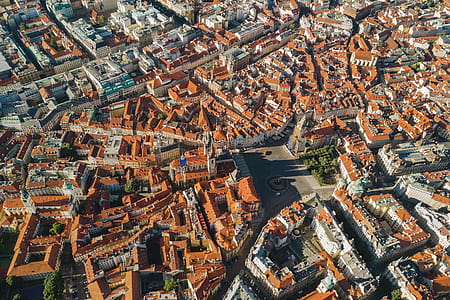 Aerial view on historical city of Prague, Czech Republic thumbnail