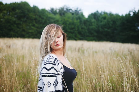 woman standing on rice field thumbnail