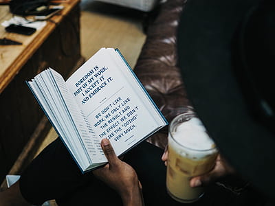 person holding book thumbnail