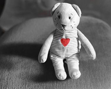 white bear plush toy thumbnail