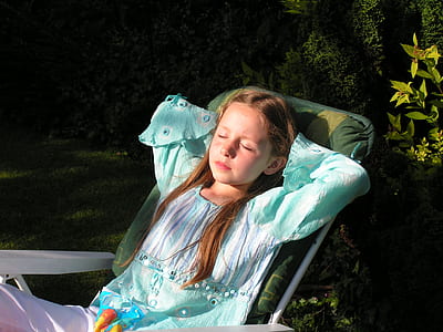 girl sleeping on chair thumbnail