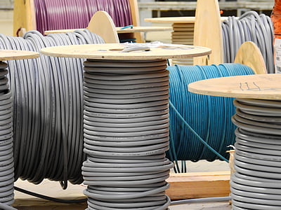 several assorted color cable rolls thumbnail