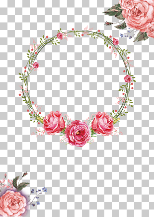 Floral design Wreath Garland Crown, Peony Wreath, pink flowers PNG clipart
