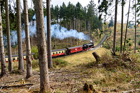 red and black train thumbnail