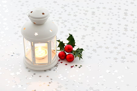 white tealight candle in candle lantern thumbnail
