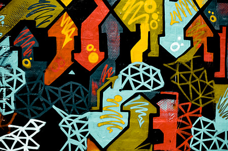multicolored graffiti wall paint thumbnail