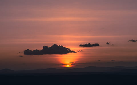 silhouette photo of golden hour thumbnail