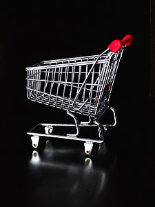 gray and red shopping cart thumbnail