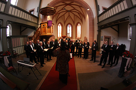 orchestra singing in church thumbnail