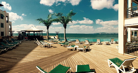 beach resort during daytime thumbnail
