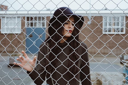 woman wearing black sweatshirt thumbnail