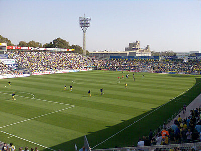 Bloomfield Stadium before its demolition in August 2016 in Tel Aviv, Israel thumbnail