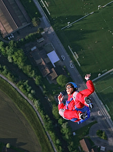 shallow focus photography of person doing flip in mid air thumbnail