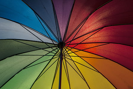 multicolored umbrella thumbnail