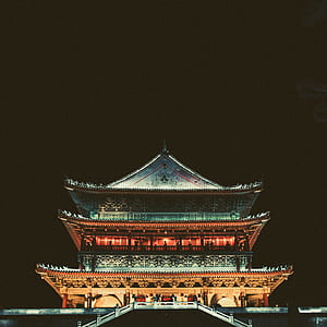 people in pagoda structure thumbnail