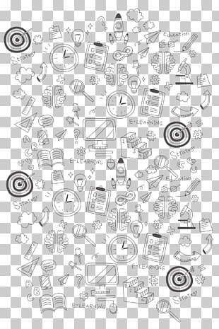 Element Clock Euclidean , School background elements of each collection, assorted items illustration PNG clipart