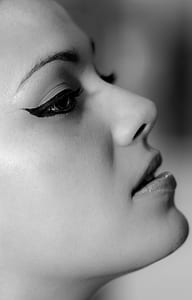 black-and-white, person, woman, girl thumbnail