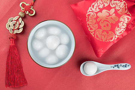 flat lay photography of boiled egg in bowl thumbnail