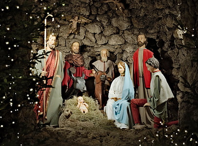 closeup photo of The Nativity figure thumbnail