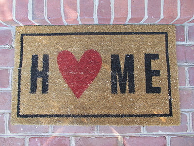 home text print floor mat thumbnail