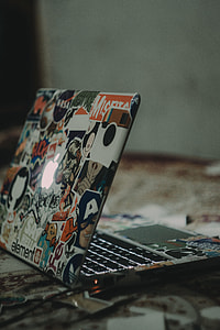 opened laptop computer thumbnail