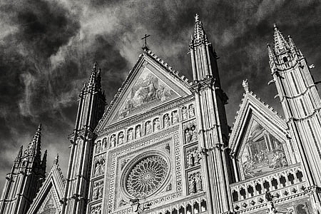 gray scale photo of cathedral thumbnail