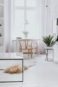 Living Room With Scandi Interior Design, Un'common Marble Table thumbnail