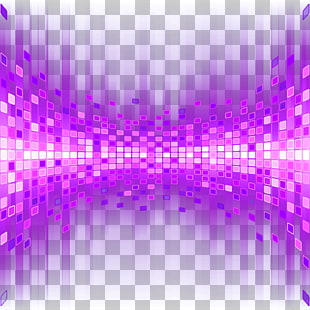 Light Graphic design, Purple particle background light effect, purple and pink pixel PNG clipart