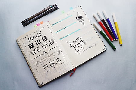 Inspirational Quotes Written On A Planner thumbnail