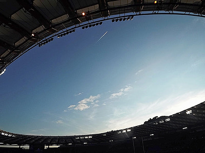 low-angle view of stadium thumbnail