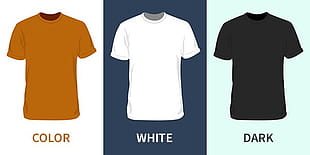 Blank T-Shirt Mockup Template (PSD) psd file