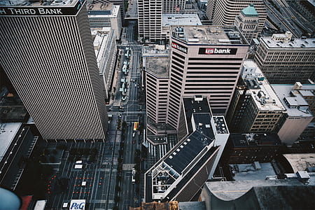 aerial photo of city buildings during daytime thumbnail